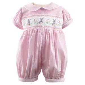 Rachel Riley | NWT - Bunny Smocked Babysuit - Size 12 Months